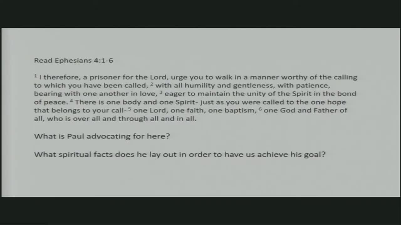 LCOOS Bible Study | Ephesians 3 and 4 | 20210829