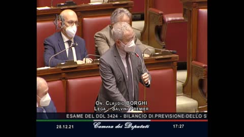 🔴 Intervento in Aula dell'On. Claudio Borghi in discussione generale per legge di bilancio.