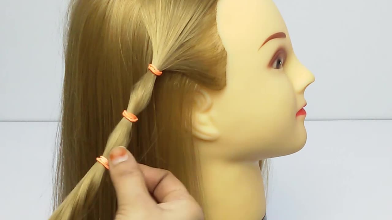 Quick HAIRSTYLE With Hair Rubber Bands