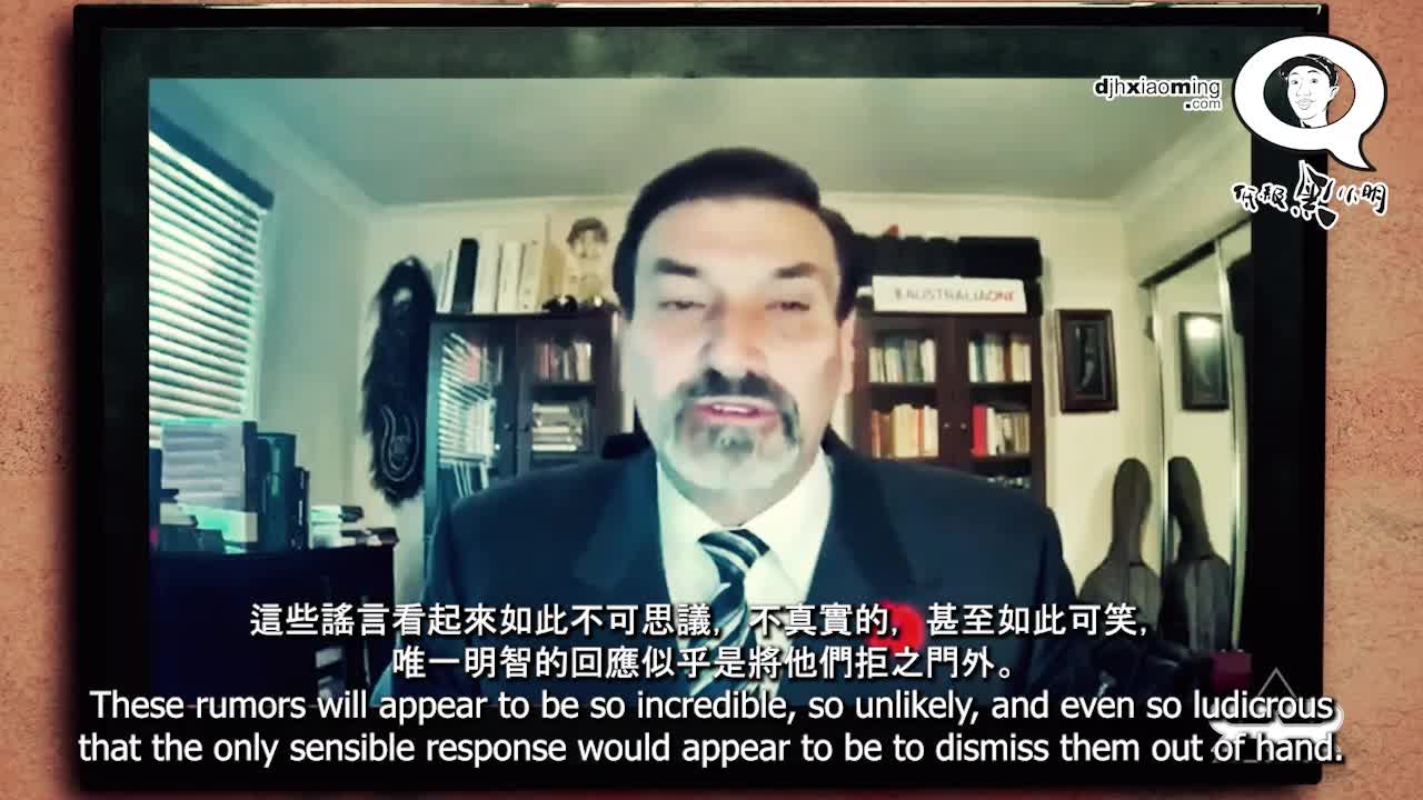 The national lead of Australia One,Ricardo Bosi 理卡多.波西對人民公開演說