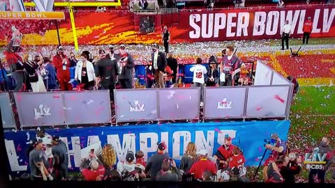 Super Bowl LIV Lombardi Trophy & MVP Award Presentations