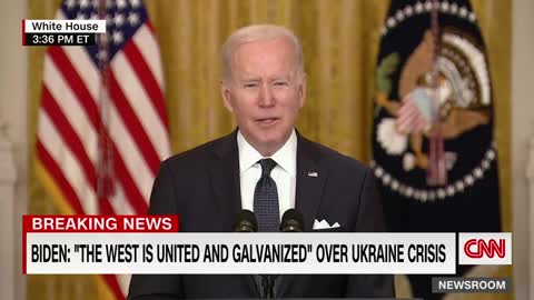 US President Joe Biden Reaction on Russia- Ukraine Crisis