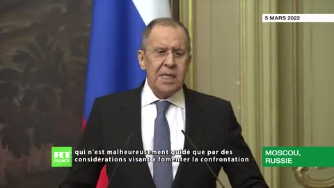 Sergueï Lavrov s'exprime sur la situation à Marioupol