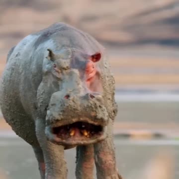 Young lions are on match for hippo.... !!!!