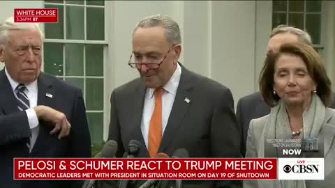 Schumer SHOCKED Trump Not Playing Dems Games! He Got Up And Walked Out