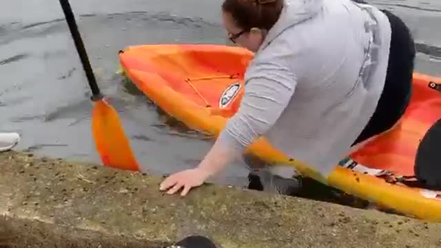 Climbing Into Kayak Calamity