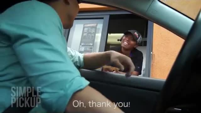 The reaction of fast food vendors to generous