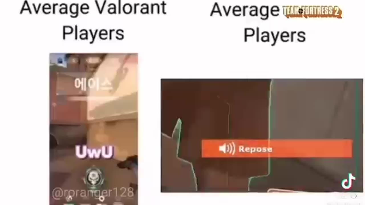 VALORANT PLAYER VS TF2 PLAYER