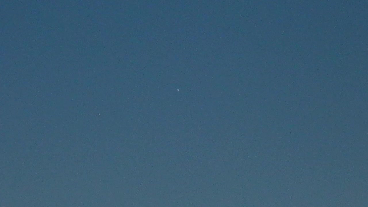 Venus and Mercury in the sky time lapse