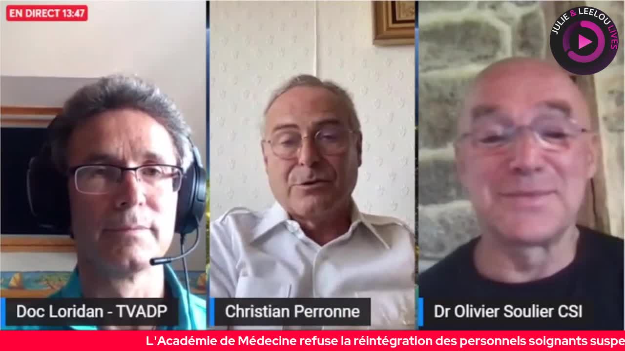 Réponse à l'avis de l'académie de médecine du 19 juillet 2022 avec Jocelyne & Co 02/08