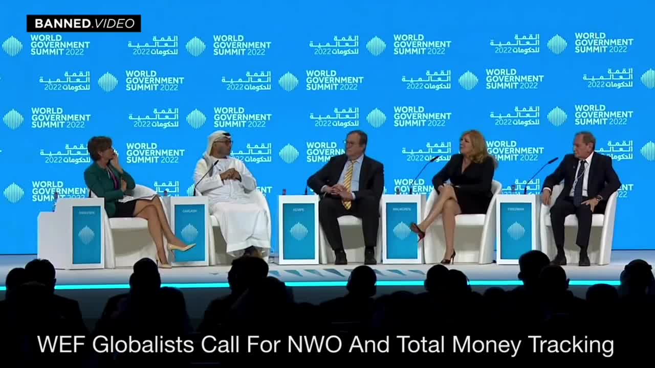 WEF Globalists Call For NWO And Total Money Tracking