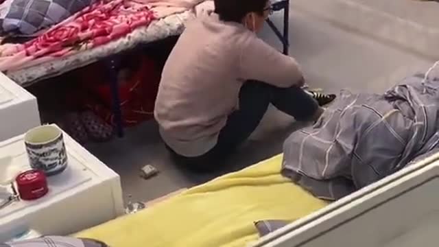 People go crazy with strict sanitary control in China
