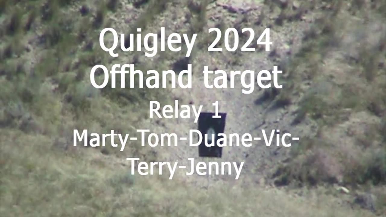 Quigley Match 2024 Offhand Target Relay 1