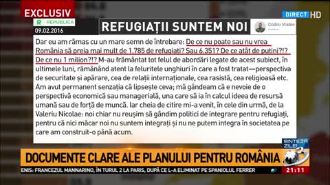 Planul secret pentru România: Câți refugiați vor să ne aducă