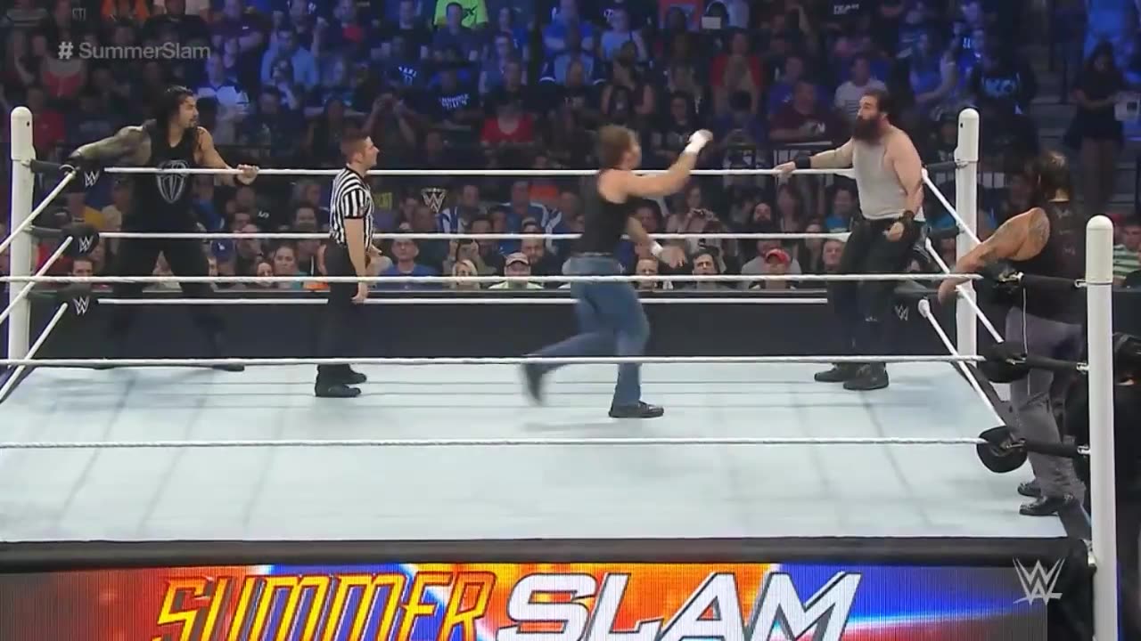 Roman Reigns & Dean Ambrose vs Wyatt family