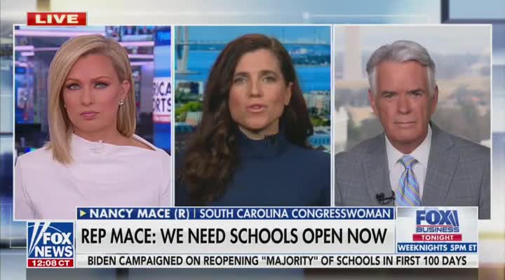 Rep. Nancy Mace Talks Reopening Schools