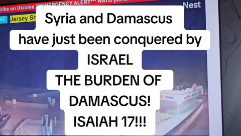 "Breaking News" The Burden Of Damascus Has Just Been Fullfilled!
