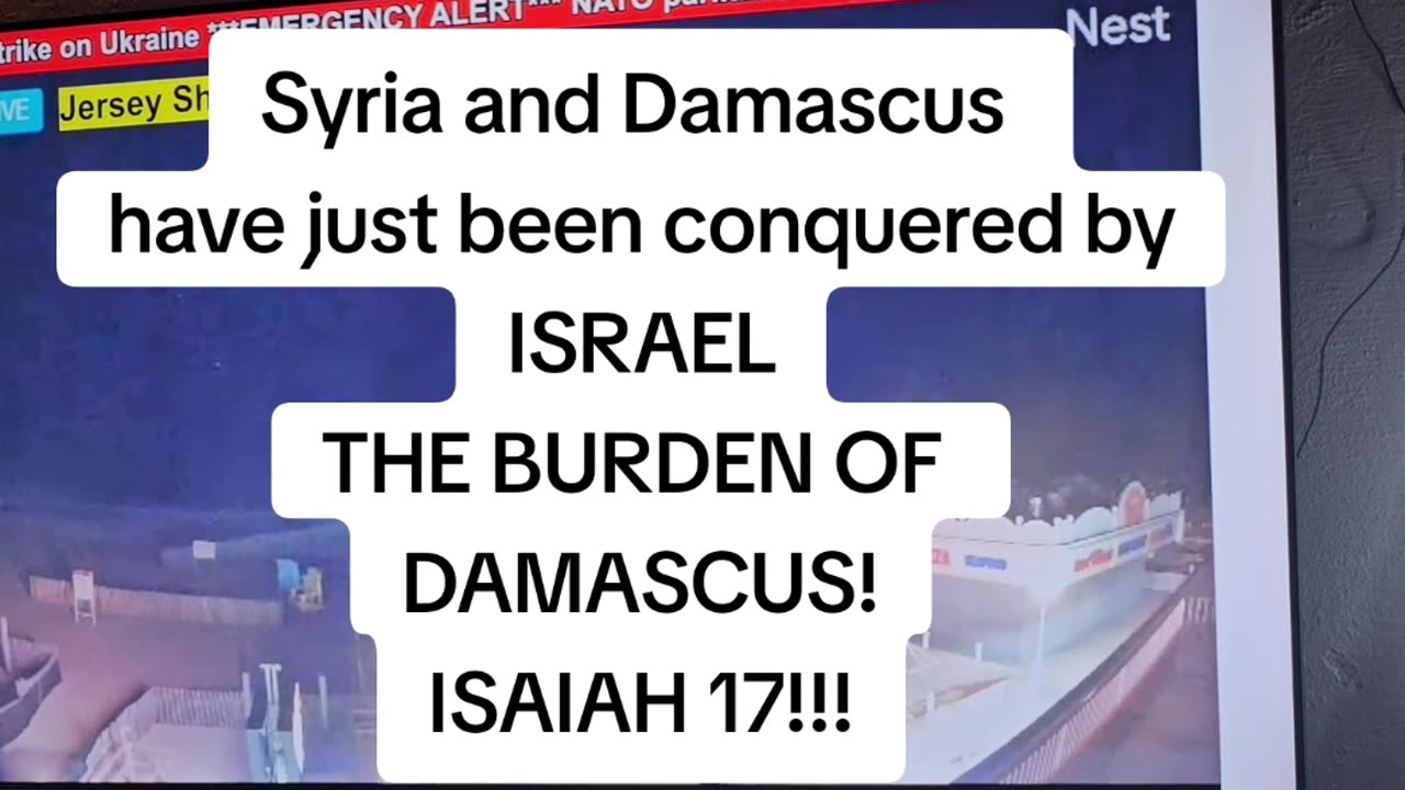 "Breaking News" The Burden Of Damascus Has Just Been Fullfilled!