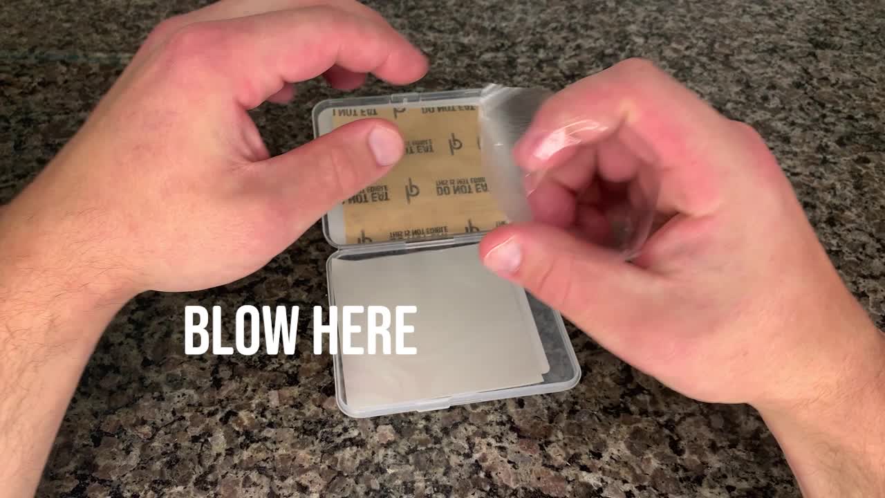 How to Pre-Seal Blate Papes Squares into Pouches of Kratom or Other Powder