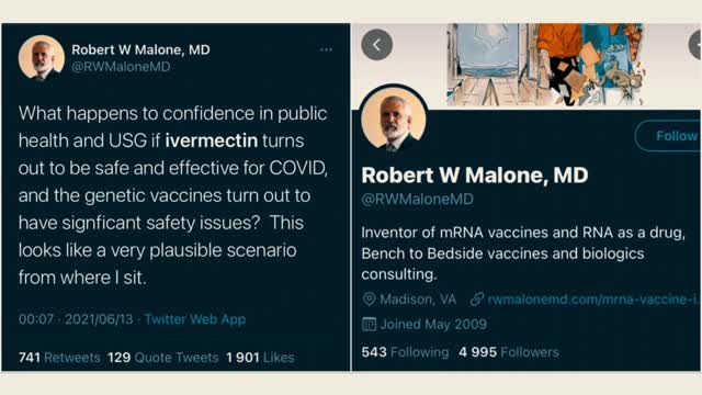 The inventor of the MRNA vaccines warns about significant safety issues with vaccine | 15.06.2021