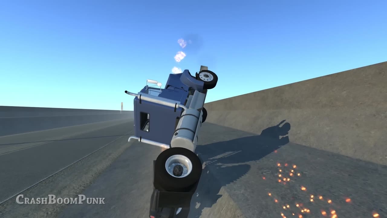 BeamNG Drive Truck Crash Tests