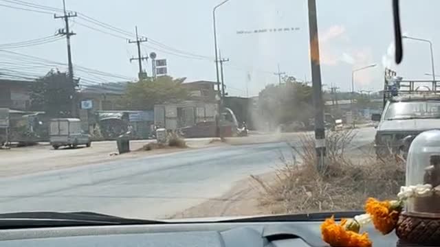 Close Call with a Dust Devil