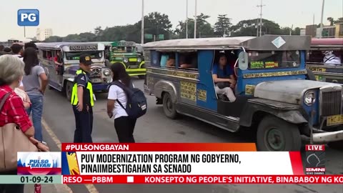 PUV Modernization Program ng gobyerno, pinaiimbestigahan sa Senado