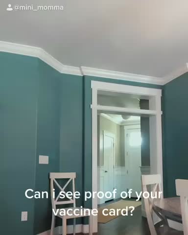 Can I see proof of your vaccine?