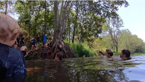 Bunya Riverside Reserve waterhole, Queensland