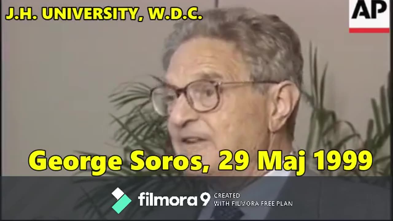 Xhorxh Sorros mbante fjalime kundër ndërhyrjes së NATO-s në Kosovë