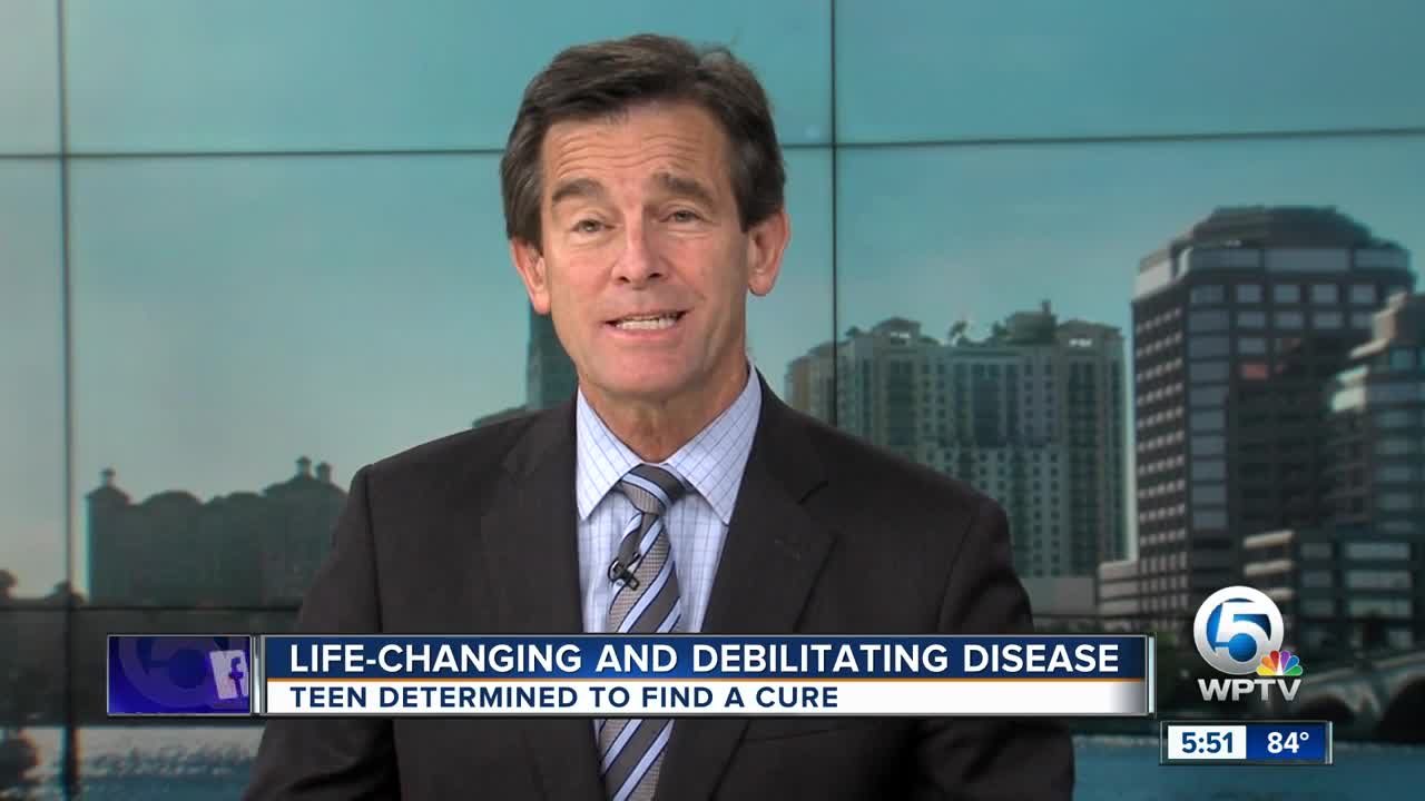 Palm Beach Gardens teen raising awareness, money to find cure for debilitating disease
