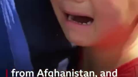 Scenes of Panic and Chaos near Kabul Airport