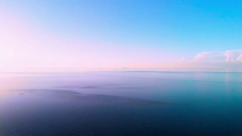 The Movement Of The Cloud Over The Lake