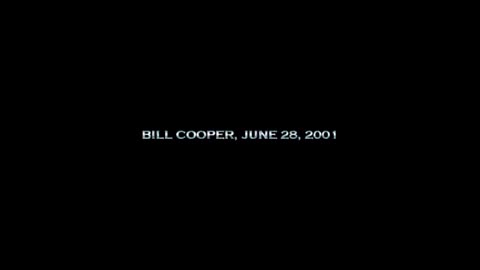 Bill Cooper, June 28, 2001