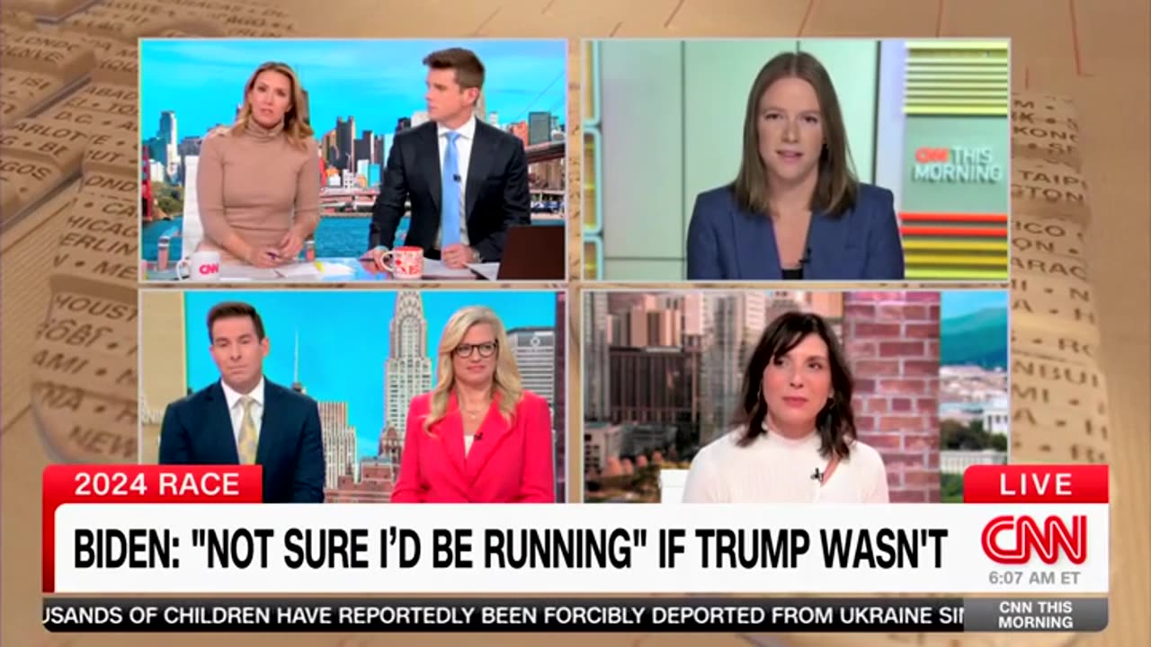 Kate Bedingfield tries to defend Biden's comments after pushback from CNN host