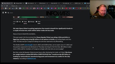 4000 year old Nancy Pelosi wants the government to make her rich
