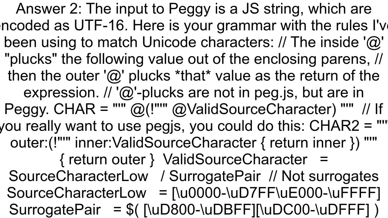 How to match a single Unicode character in single quotes