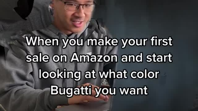 When you make your first sale on Amazon and start