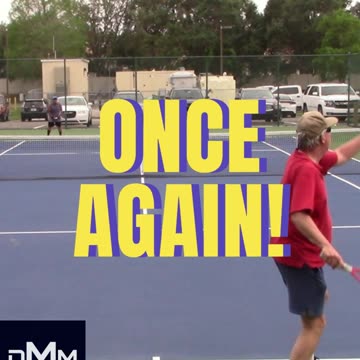 EASY DROP SHOT FROM THE BASELINE!