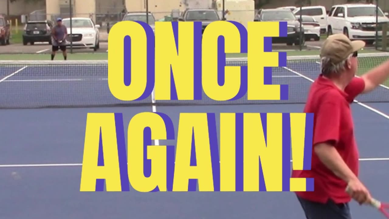 EASY DROP SHOT FROM THE BASELINE!