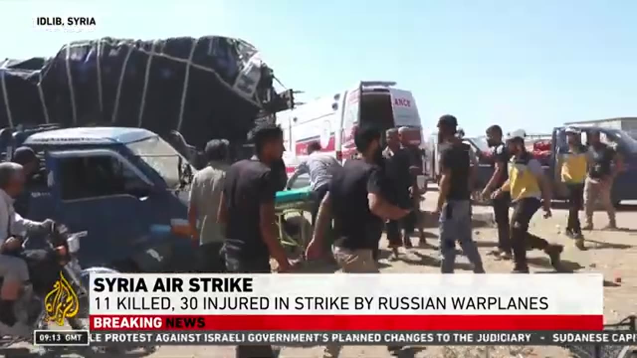 Russian war plane air strike