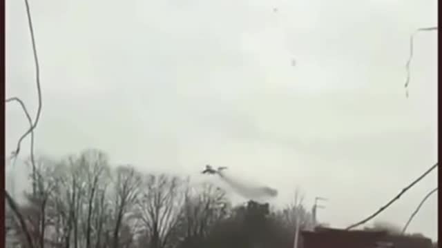 Russian Aircraft Attack in Ukraine