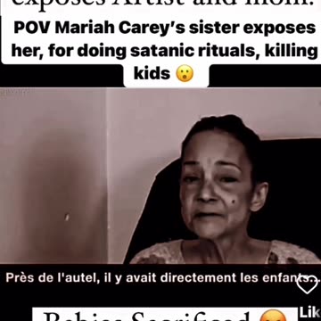 Mariah Carey’s sister exposes her involvement in baby/child sacrifice!