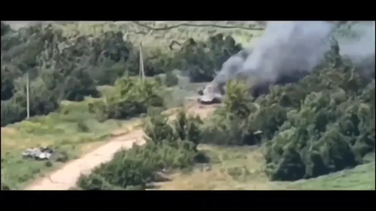 Russian came under fire from the Ukrainian army