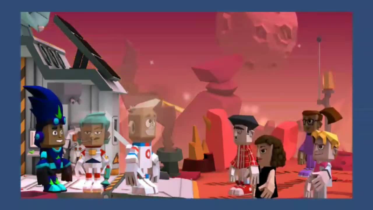 MM on Mars, Whenever Tales, Comedy cartoon, cartoon story