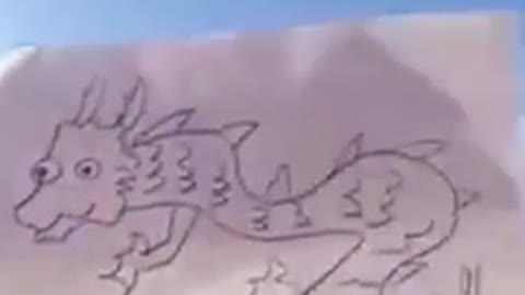 Real big Dragon recorded around Kota Kinabalu. Malaysia
