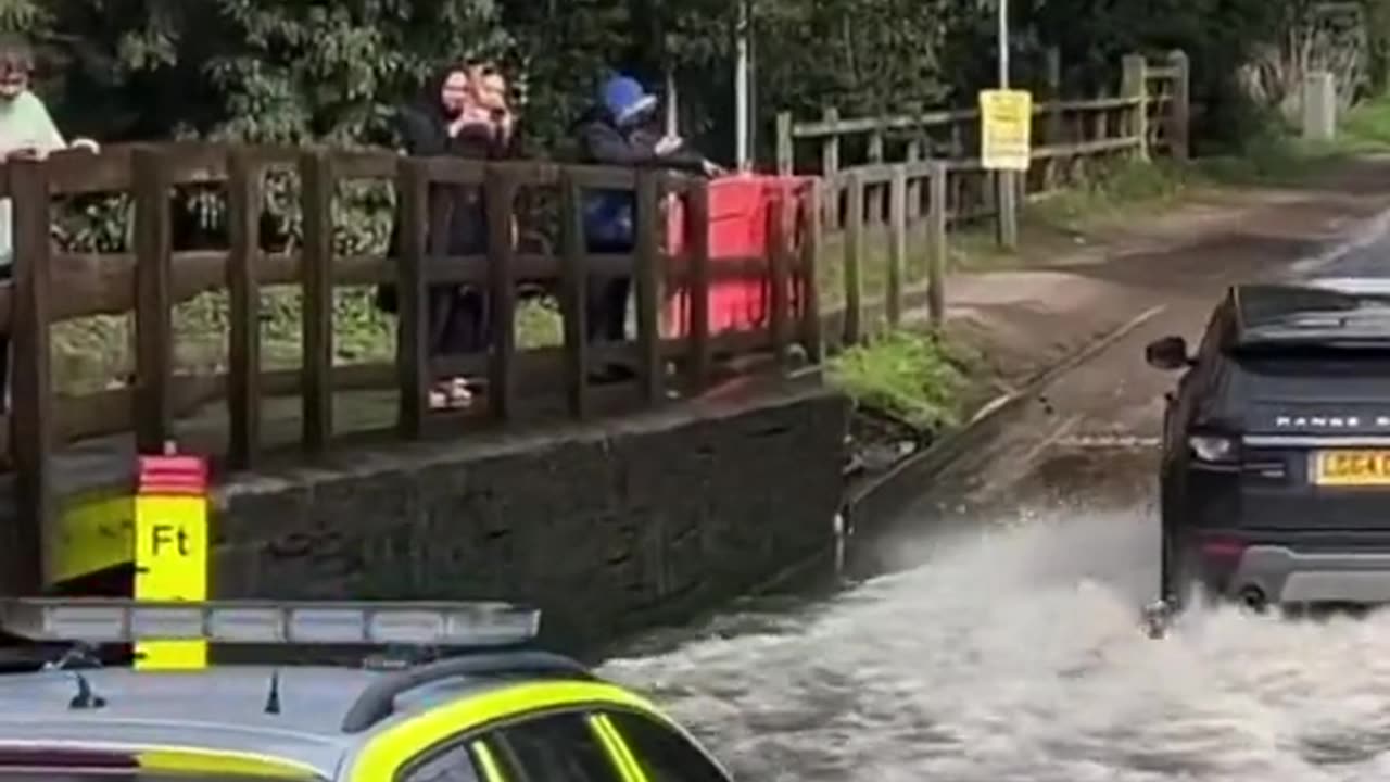 Cars after rain