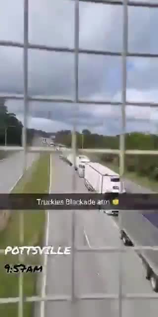 Australian truckers striking against their draconian COVID police state 9-4-2021