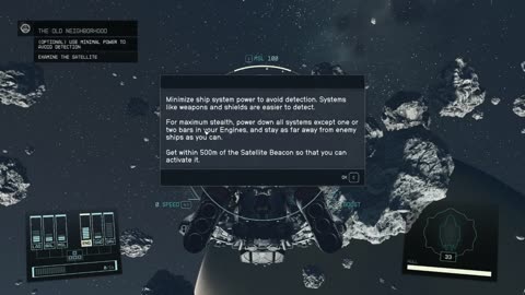 Starfield lost in space