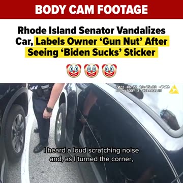 #Rhode Island Senator Facing Charges for Vandalizing A Car